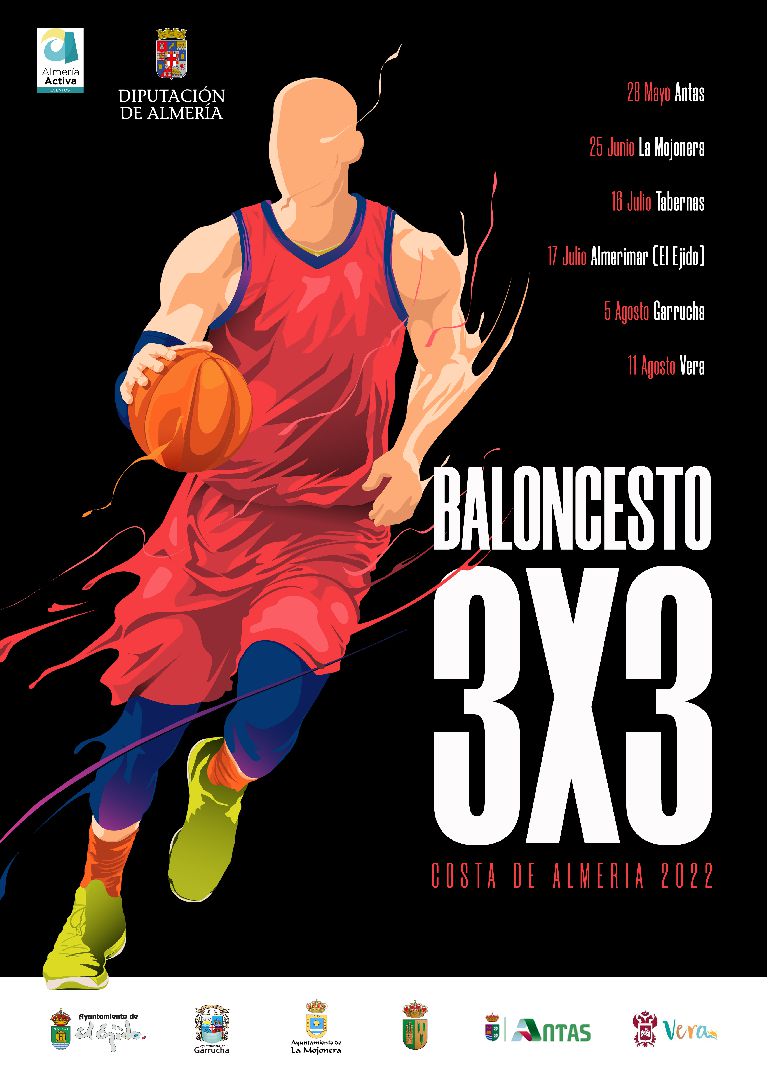 Circuito Provincial de Baloncesto 3x3  2022. La Mojonera 25-6-2022